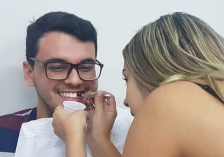 DEMONSTRAÇÃO DO BIOFILME DENTAL